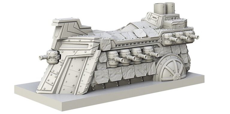 Mantic Previews Dwarven Fleet in Armada