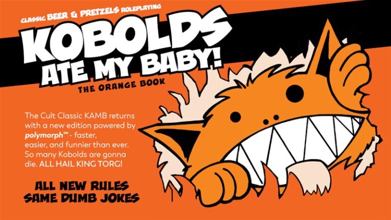 Polymorph Edition of Kobolds Ate My Baby Up On Backerkit