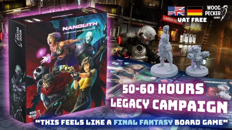 Nanolith Cyberpunk Board Game Up On Kickstarter