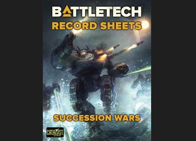 Record Sheets: Succession Wars and BattleMech Manual Reprint Now Available