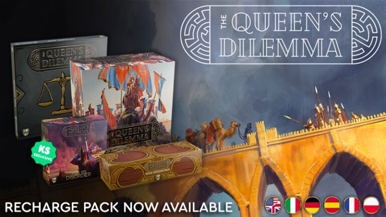 The Queen’s Dilemma Board Game Up On Kickstarter