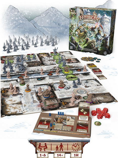 Zombicide: White Death by CMON Raises Over $830,000 in One Day on Kickstarter