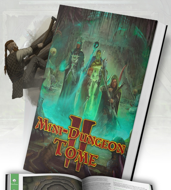 New Mini-Dungeon Tome II on Kickstarter Offers Over 100 Short Adventures for D&D 5E Players and DMs