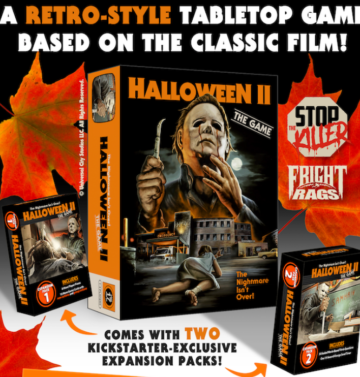 Retro Horror Meets Tabletop Gaming: Kickstarter Campaign Launched for Halloween II: The Game