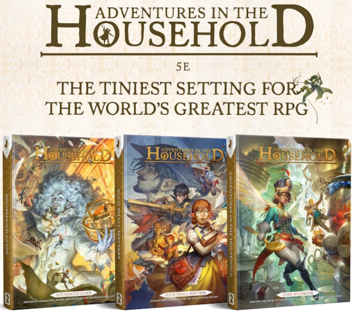 “Adventures in the Household” Ignites Kickstarter with Tiny yet Grand RPG Adventures