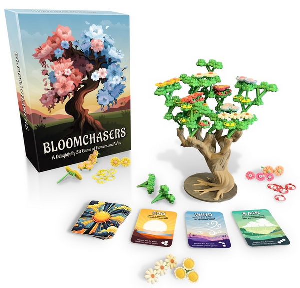 Bloomchasers: A New 3D Strategy Board Game Blossoms on Kickstarter