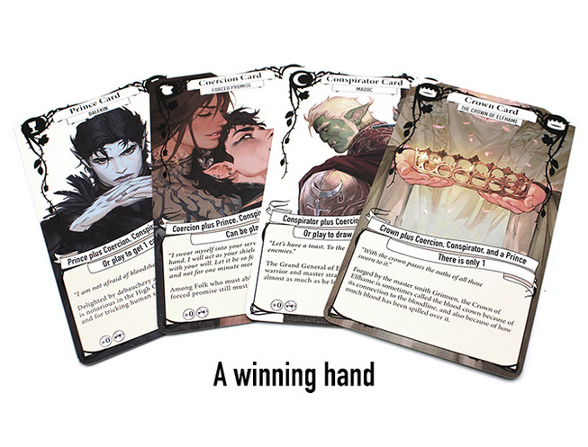 Enemies & Lovers Card Game Based on Folk of the Air Surpasses Kickstarter Goal