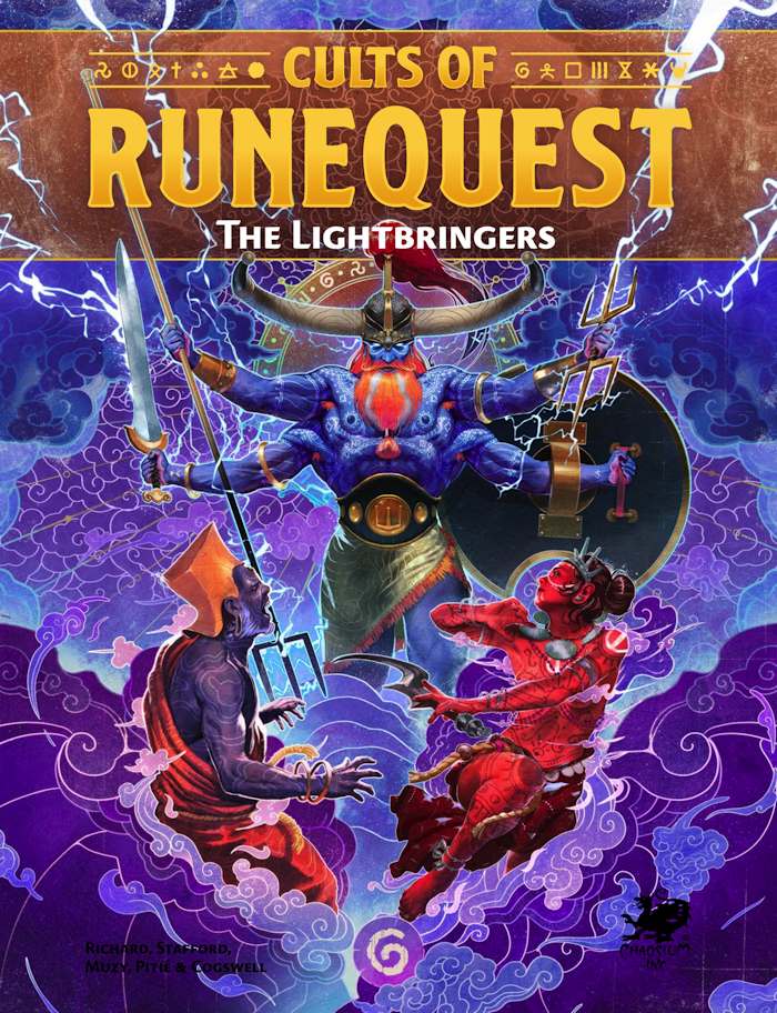 Chaosium Inc. Announces Upcoming Release of ‘Cults of RuneQuest: The Lightbringers’