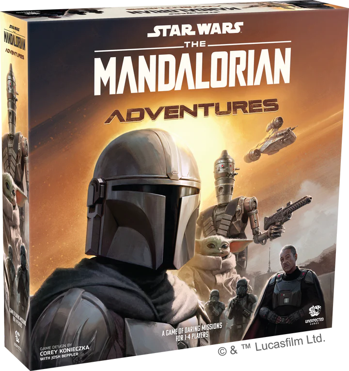 Unexpected Games Announces New Star Wars Themed Board Game “The Mandalorian: Adventures”